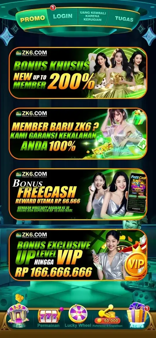 Promo dan bonus eksklusif ZK6 APK